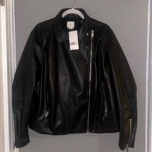Leather jacket from H&M. It’s an XXL and was never worn. It is also so so soft.